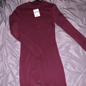 Plum colored dress